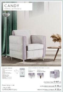 candy poltrona fissa aerre