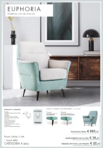 scheda tecnica poltrona fissa aerre euphoria
