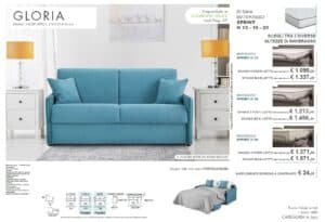 scheda tecnica letto aerre gloria