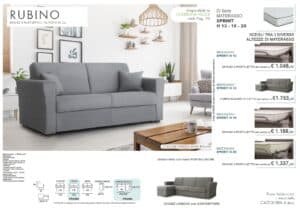 scheda tecnica letto aerre rubino