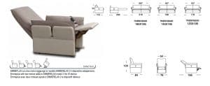 scheda tecnica divano letto Gordon 2
