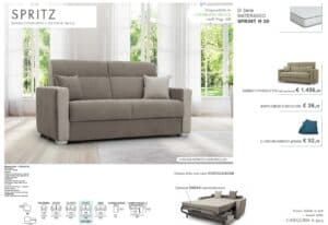 scheda tecnica letto aerre spritz